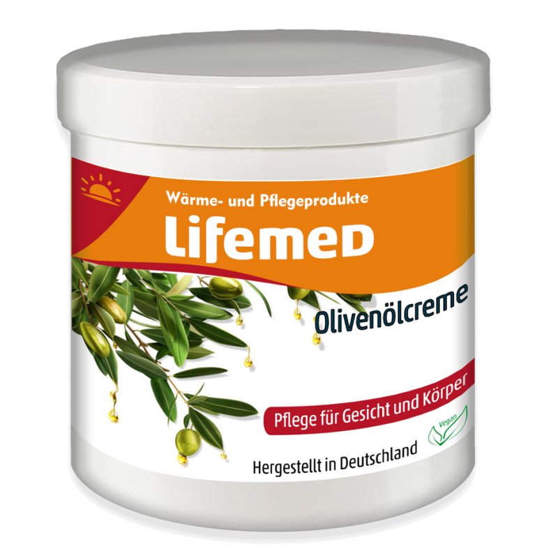 Lifemed olive oil cream, 100% vegan, 250 ml